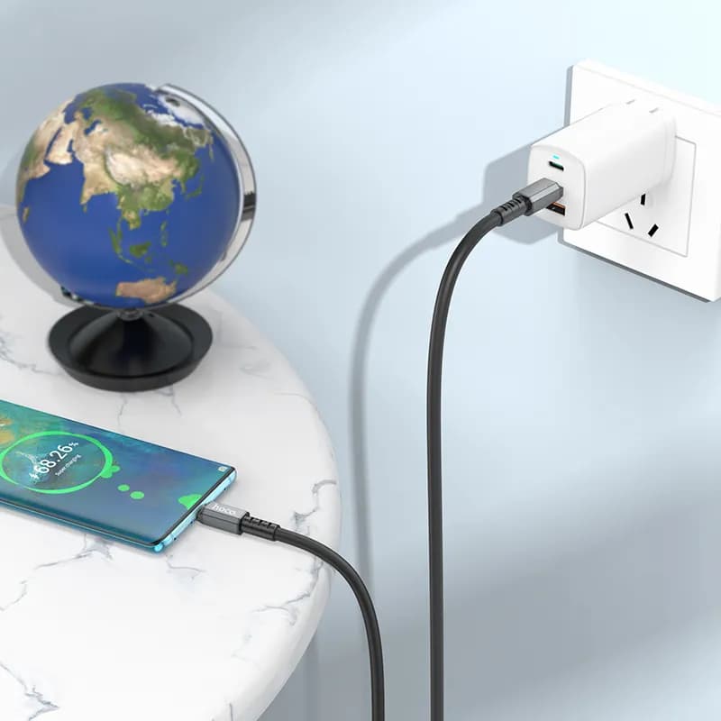 کابل شارژ 60 وات USB-C به USB-C هوکو مدل X85 طول 1 متر — تصویر ۸