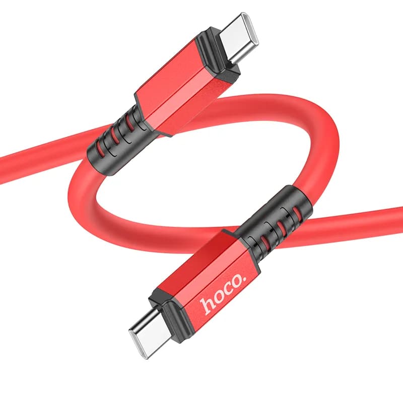 کابل شارژ 60 وات USB-C به USB-C هوکو مدل X85 طول 1 متر — تصویر ۵