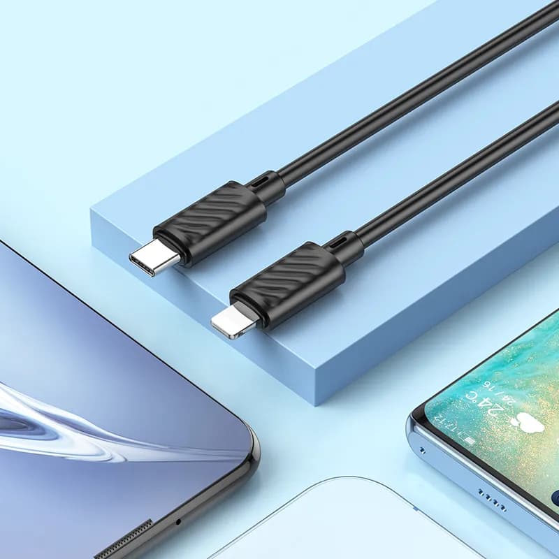 کابل شارژ 20 وات Lightning به USB-C هوکو مدل X88 طول 1 متر — تصویر ۷