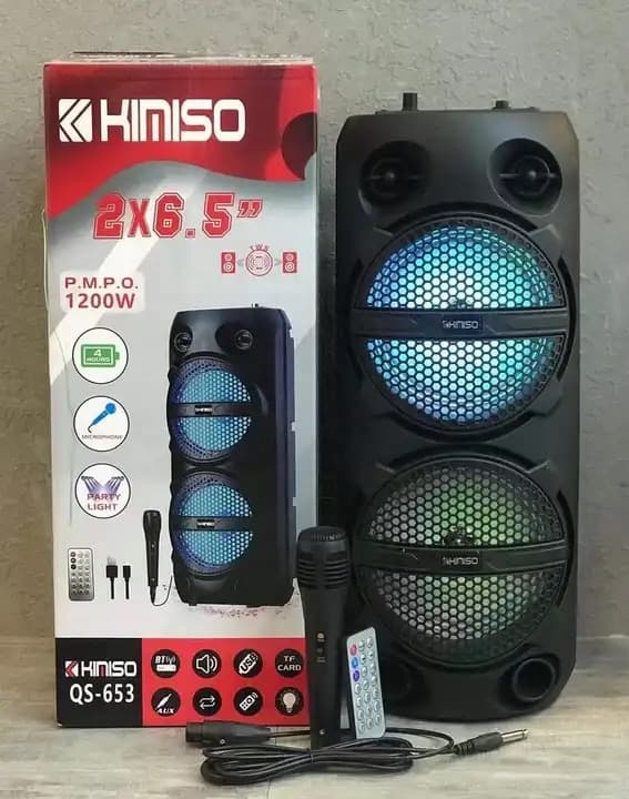 اسپیکر شارژی بلوتوثی کیمیسو مدل KIMISO QS-653 — تصویر ۳