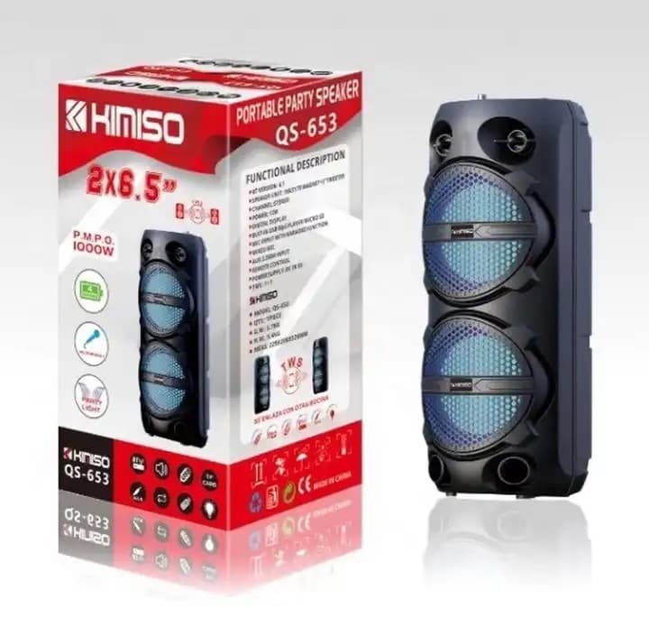 اسپیکر شارژی بلوتوثی کیمیسو مدل KIMISO QS-653