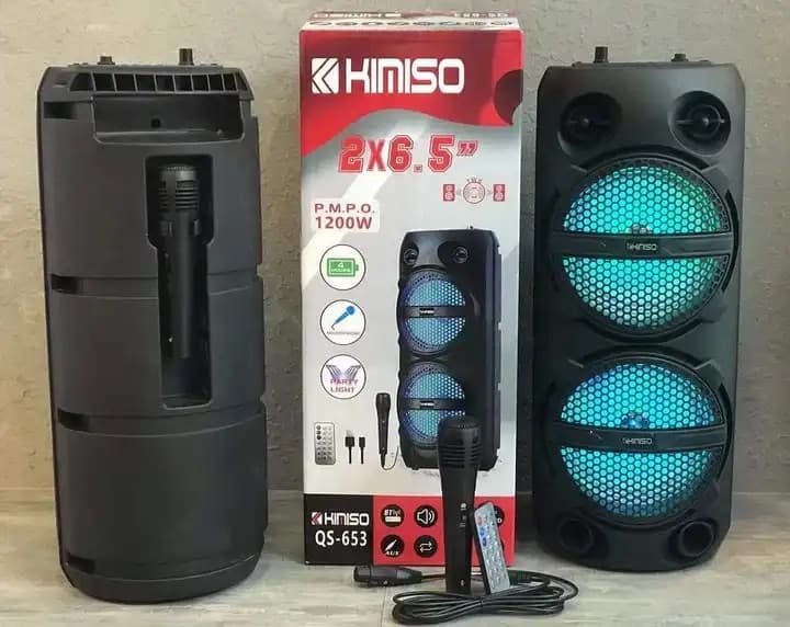 اسپیکر شارژی بلوتوثی کیمیسو مدل KIMISO QS-653 — تصویر ۲