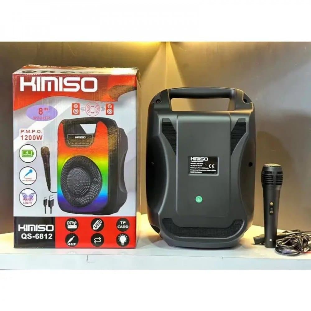 اسپیکر شارژی بلوتوثی کیمیسو مدل KIMISO QS-6812 — تصویر ۲