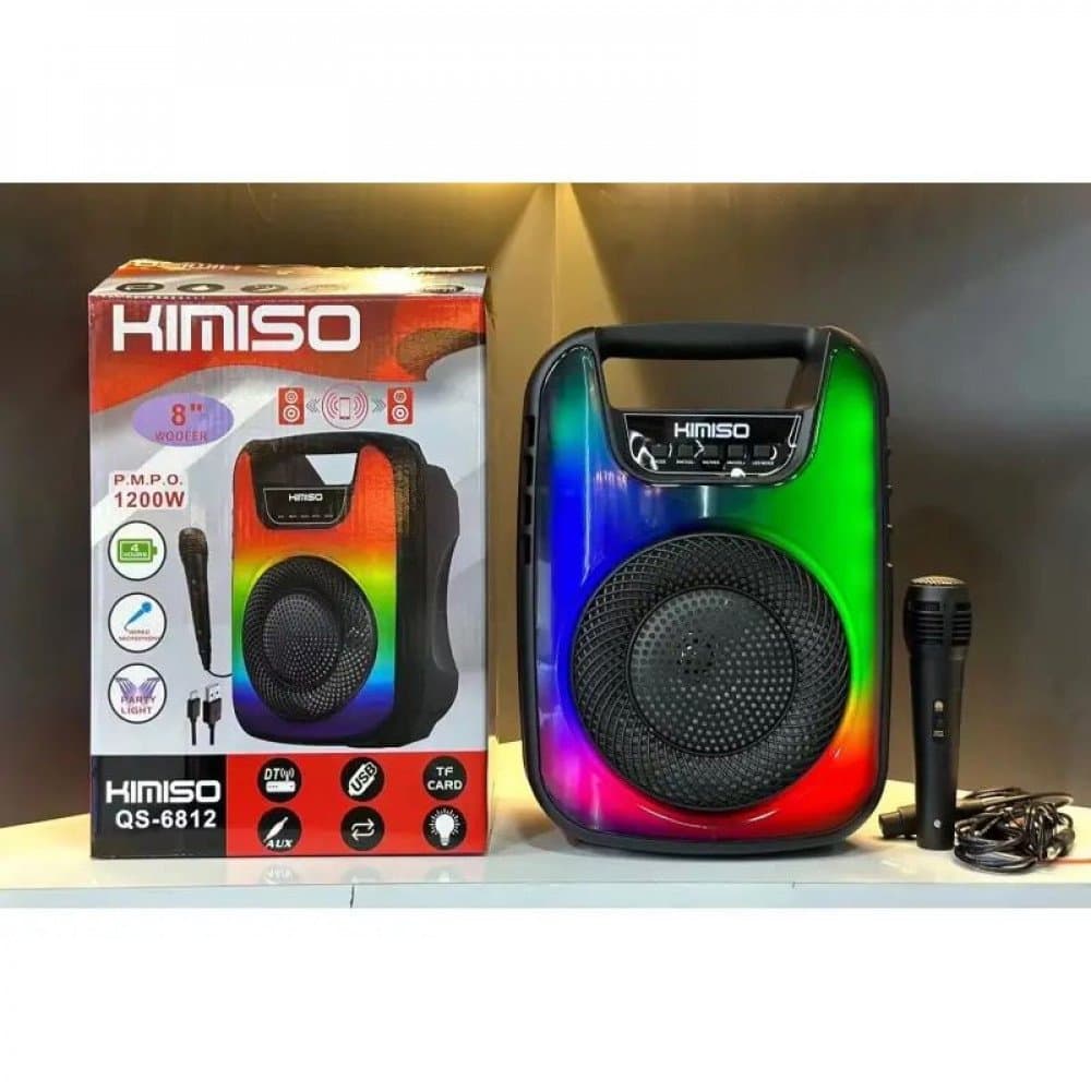 اسپیکر شارژی بلوتوثی کیمیسو مدل KIMISO QS-6812 — تصویر ۳