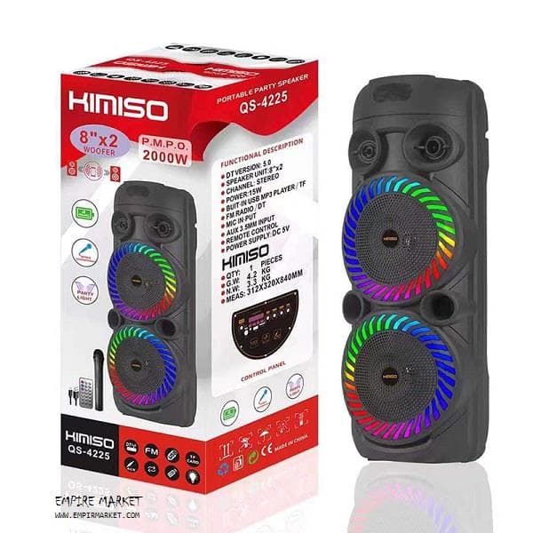 اسپیکر شارژی بلوتوثی کیمیسو مدل KIMISO QS-4225 — تصویر ۲