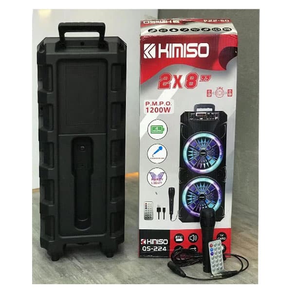 اسپیکر شارژی بلوتوثی کیمیسو مدل KIMISO QS-224 — تصویر ۲