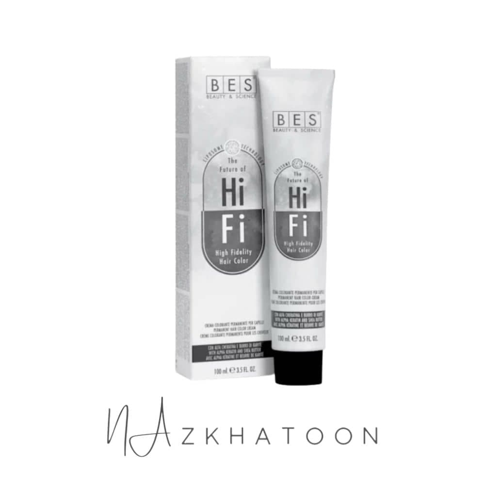 رنگ موی ۱۰۰ میل بس BES سری NATURAL شماره 5/0 قهوه‌ای روشن