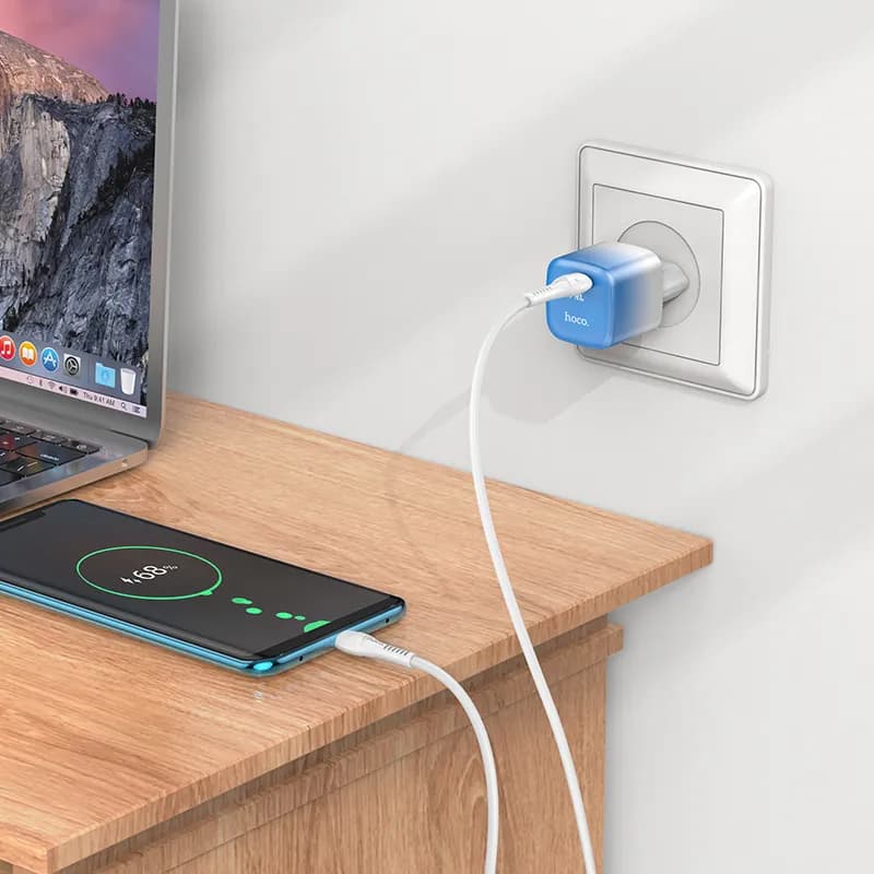 شارژر دیواری 20 وات هوکو مدل C101A USB — تصویر ۷