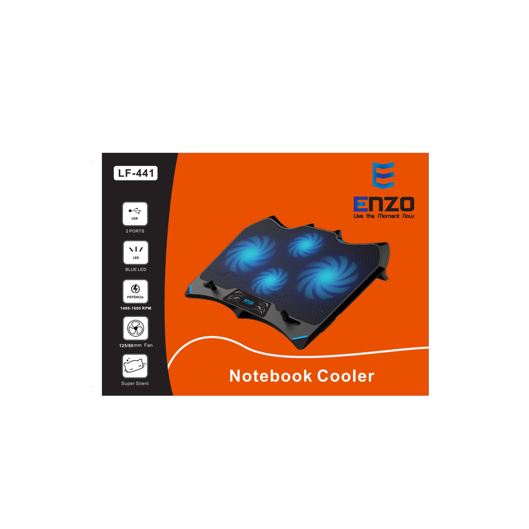پایه خنک کننده لپ تاپ انزو مدل ENZO LF-441 — تصویر ۲