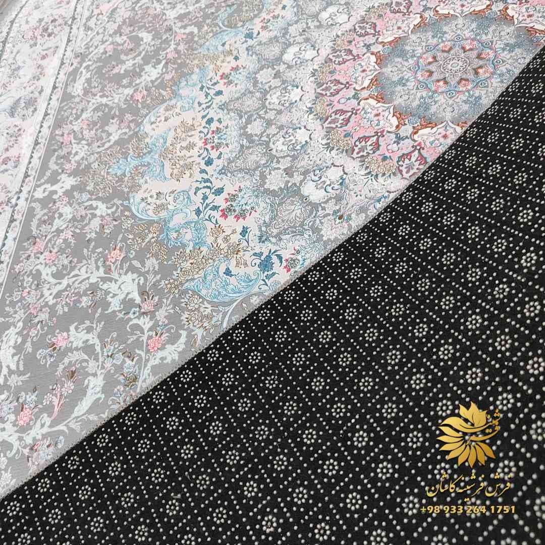 فرشینه زمینه دودی طرح فرش 1200 شانه کد sh2129 — تصویر ۳