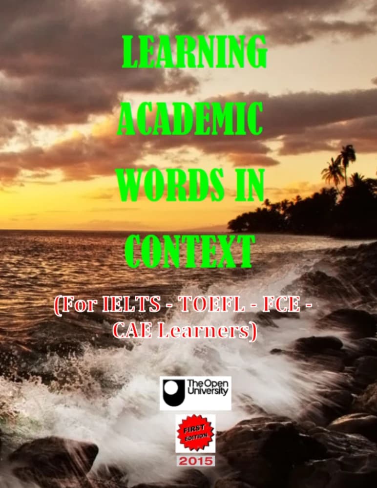 کتاب Learning Academic Words in Context (یادگیری واژگان آکادمیک در متن) نسخه انگلیسی PDF