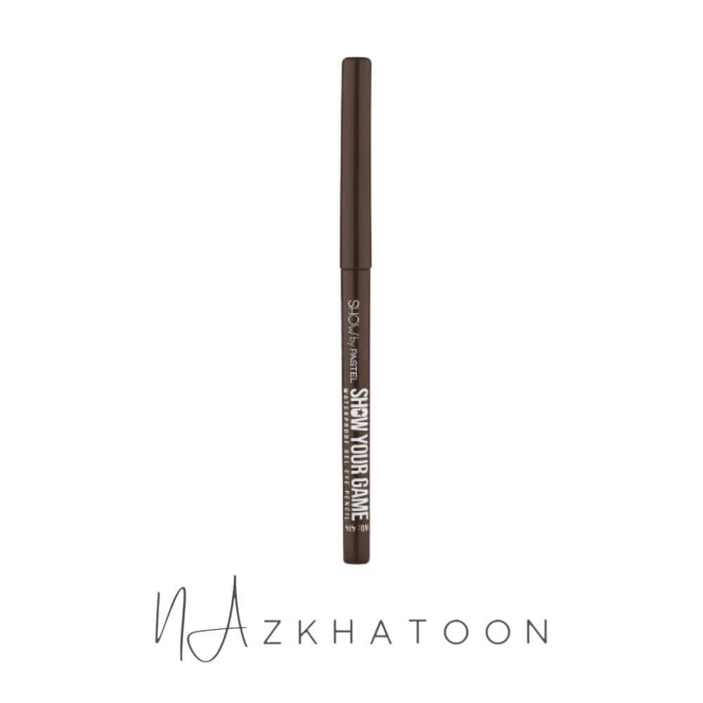 مداد چشم ژلی پیچی پاستل شماره ۴۱۴ قهوه‌ای | Show By Pastel Waterproof Gel Eyeliner 414