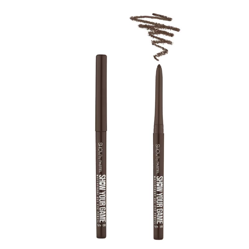 مداد چشم ژلی پیچی پاستل شماره ۴۱۴ قهوه‌ای | Show By Pastel Waterproof Gel Eyeliner 414 — تصویر ۴