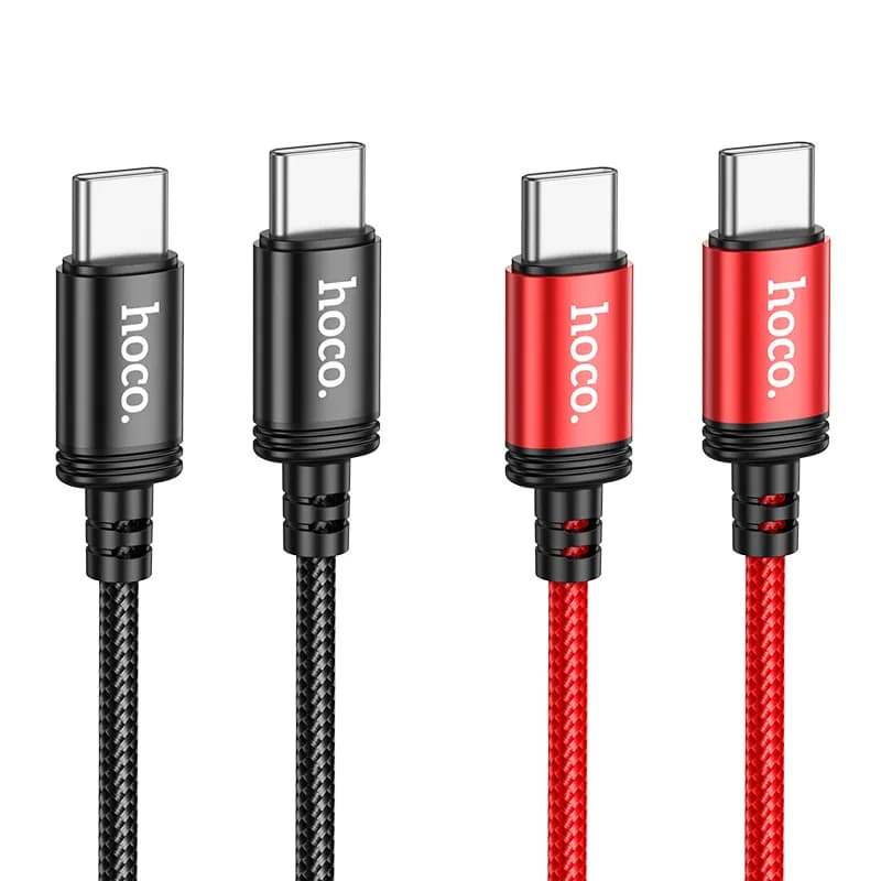 کابل شارژ 60 وات USB-C به USB-C هوکو مدل X89 طول 1 متر