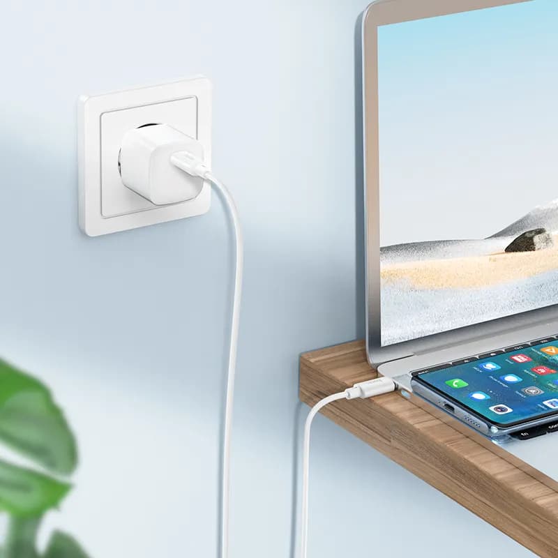 کابل شارژ 60 وات USB-C به USB-C هوکو مدل X88 طول 1 متر — تصویر ۸