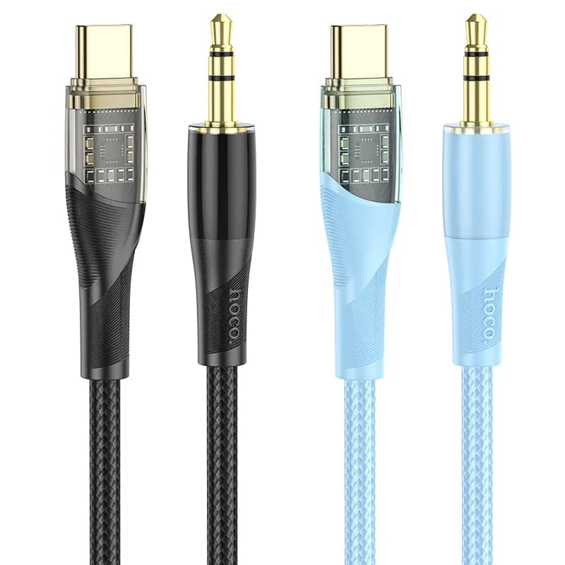 کابل صوتی TYPE-C TO AUX هوکو مدل UPA25 طول 1 متر