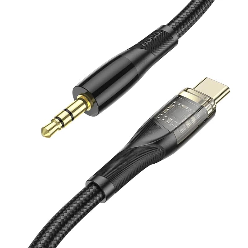 کابل صوتی TYPE-C TO AUX هوکو مدل UPA25 طول 1 متر — تصویر ۲