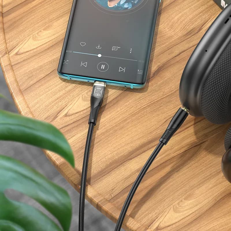 کابل صوتی TYPE-C TO AUX هوکو مدل UPA25 طول 1 متر — تصویر ۸