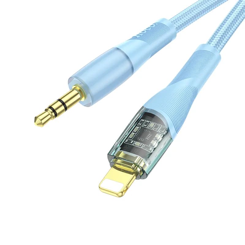 کابل صوتی Lightning TO AUX هوکو مدل UPA25 طول 1 متر — تصویر ۵