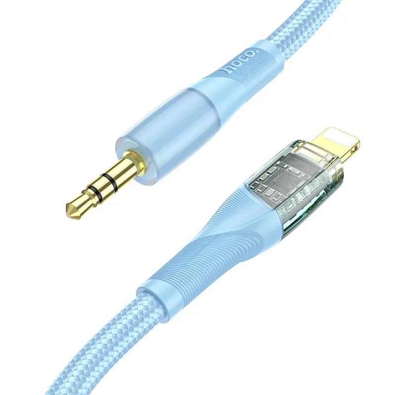 کابل صوتی Lightning TO AUX هوکو مدل UPA25 طول 1 متر — تصویر ۳
