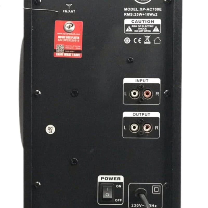 اسپیکر دسکتاپ XP مدل XP-AC703E — تصویر ۳