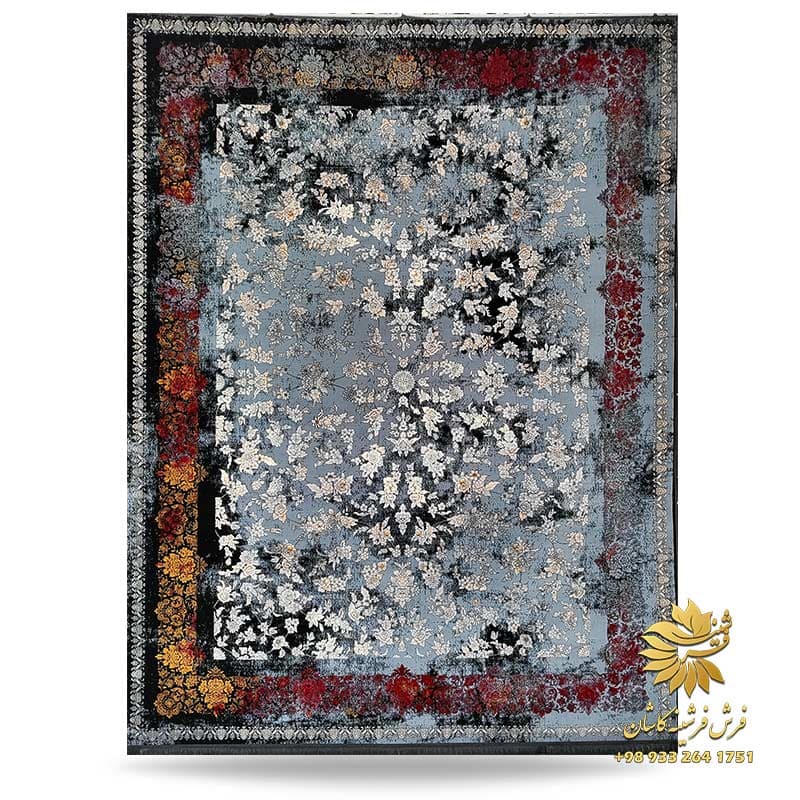 فرش طوسی لاکی سپیده 700 شانه جدید
