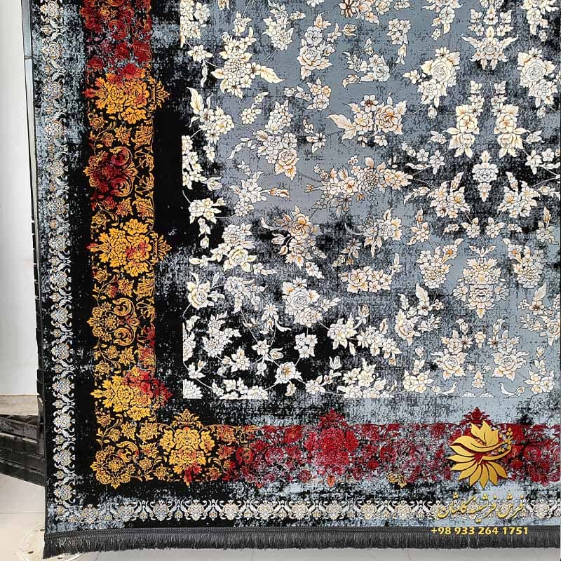 فرش طوسی لاکی سپیده 700 شانه جدید — تصویر ۴