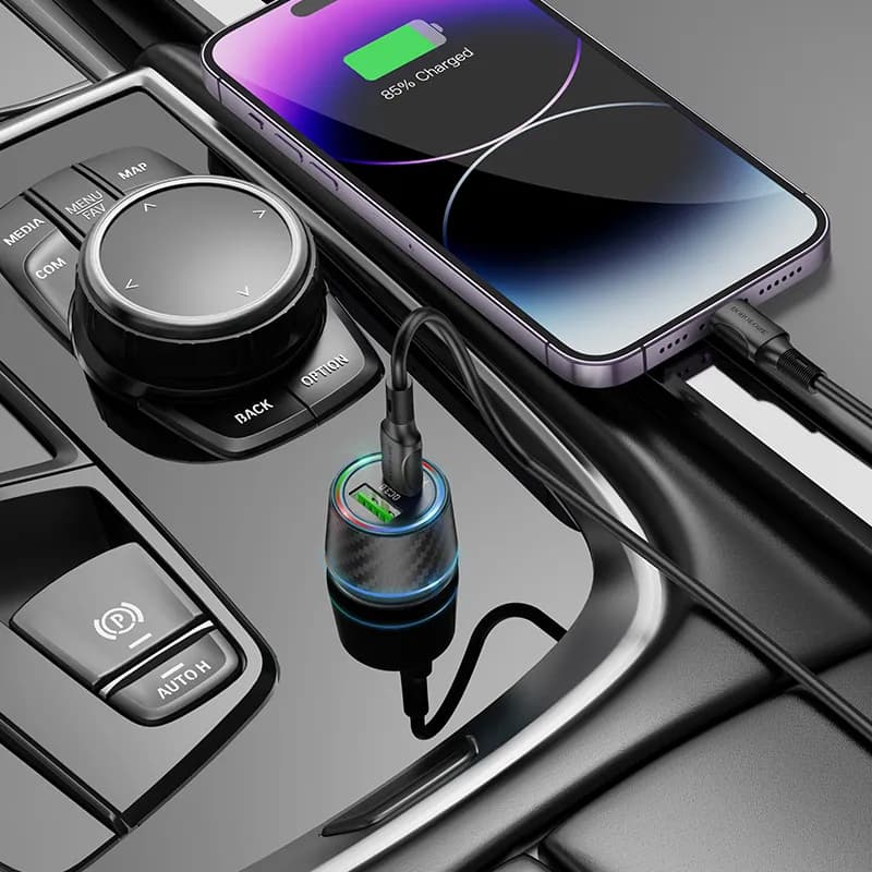 شارژر فندکی 48 وات بروفون مدل BZ21 USB — تصویر ۸