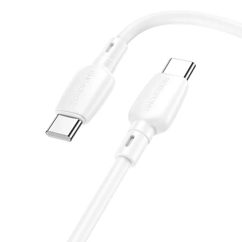 کابل شارژ 60 وات USB-C به USB-C بروفون مدل BX93 طول 1 متر — تصویر ۲