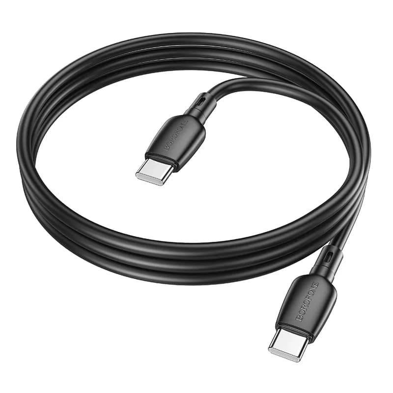 کابل شارژ 60 وات USB-C به USB-C بروفون مدل BX93 طول 1 متر — تصویر ۶