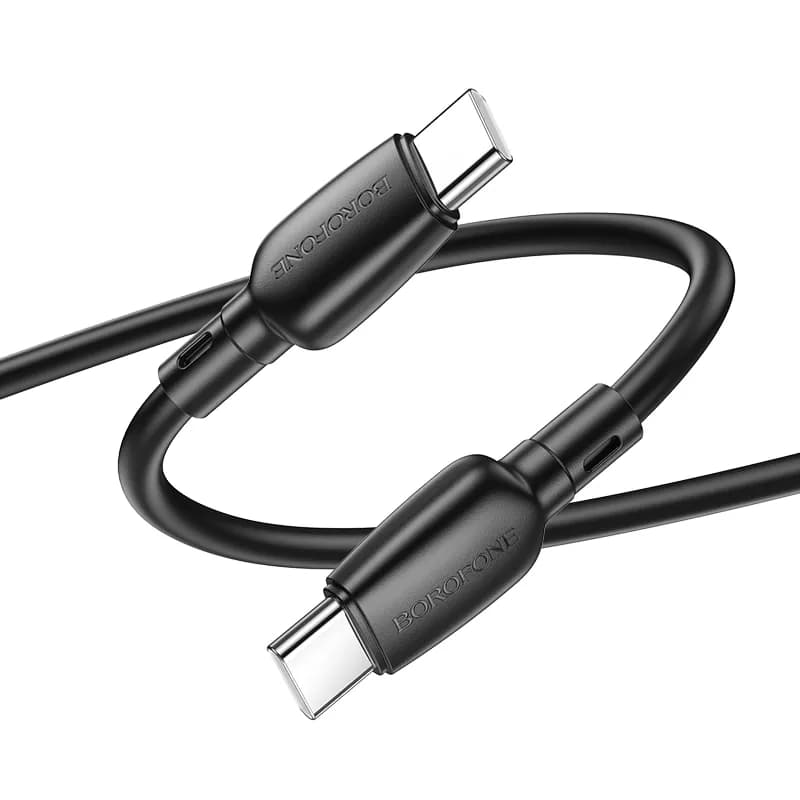 کابل شارژ 60 وات USB-C به USB-C بروفون مدل BX93 طول 1 متر — تصویر ۴