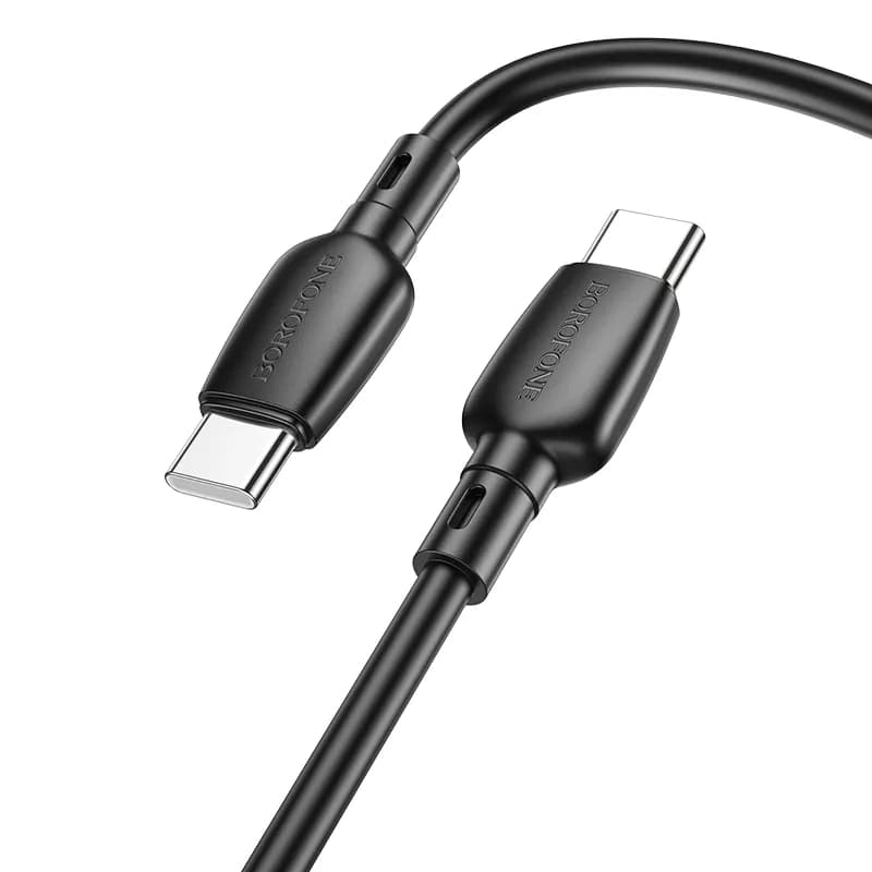 کابل شارژ 60 وات USB-C به USB-C بروفون مدل BX93 طول 1 متر — تصویر ۳