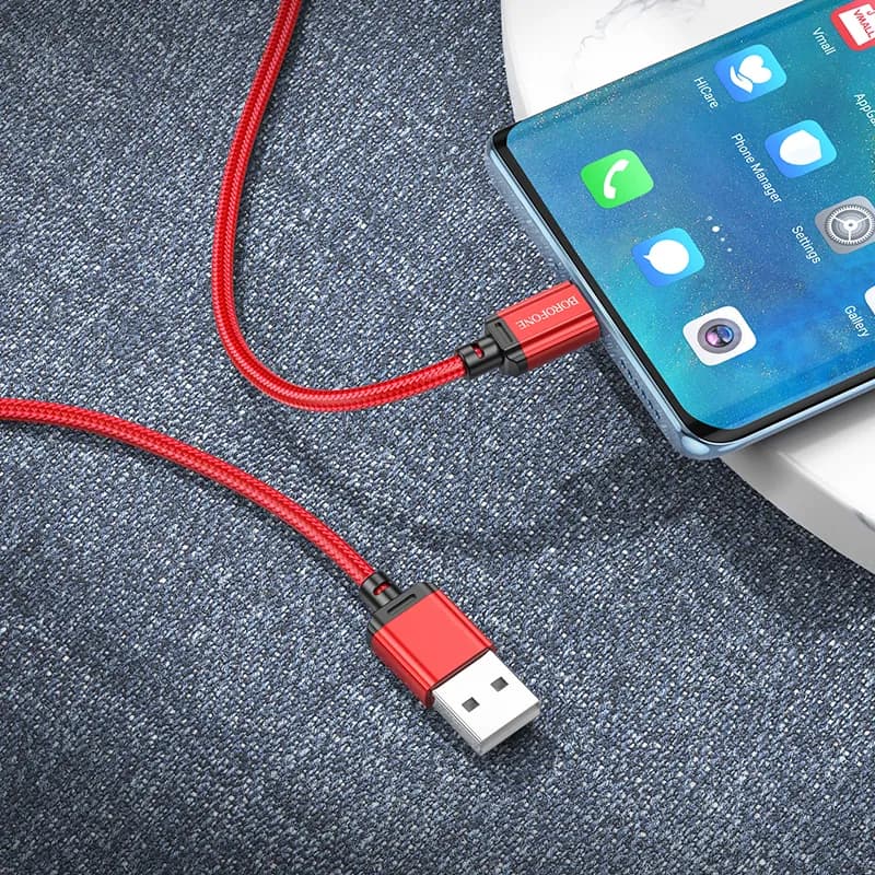 کابل شارژ USB-A به USB-C بروفون مدل BX87 طول 1 متر — تصویر ۸