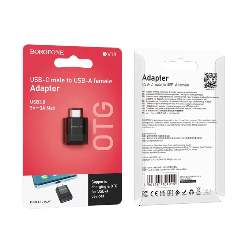 مبدل USB-C TO USB3.0 OTG بروفون مدل BV18 — تصویر ۸