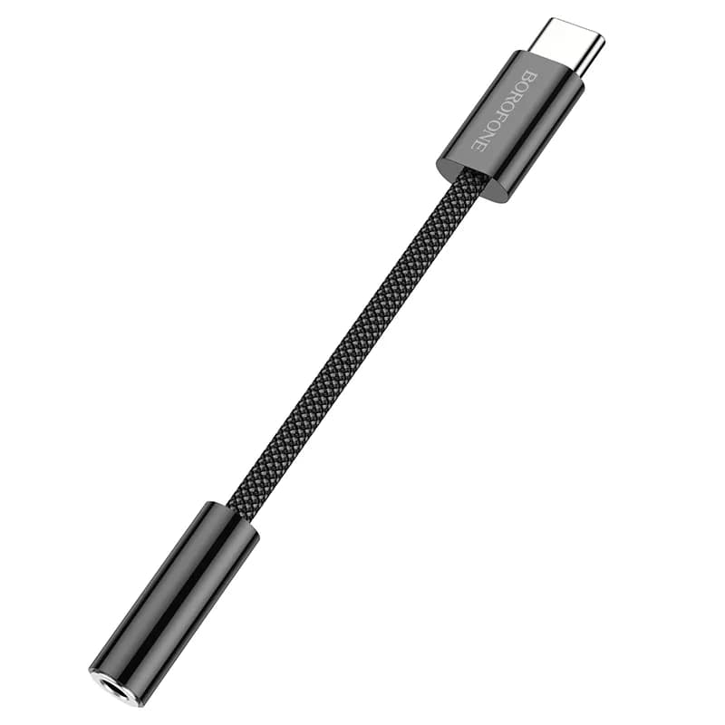 مبدل OTG جک USB-C TO AUX 3.5mm بروفون مدل BV15 — تصویر ۴
