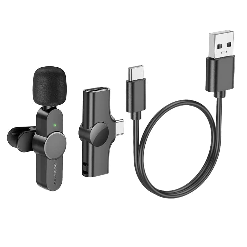میکروفون بی سیم بروفون مدل BFK12 با سری تایپ سی — تصویر ۵