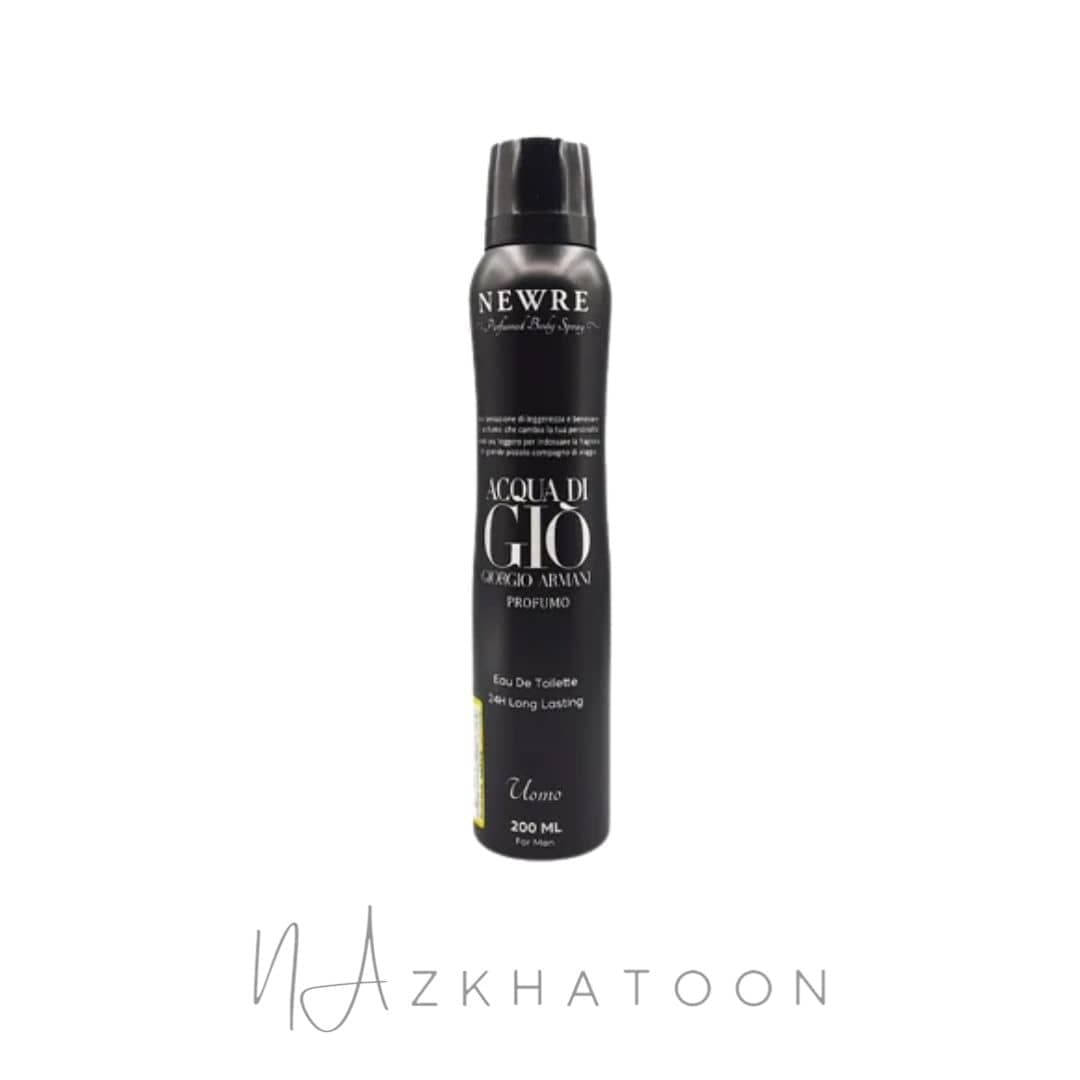 اسپری بدن مردانه نیوره آکوا دی جیو | NEWRE ACQUA DI GIO Body Spray