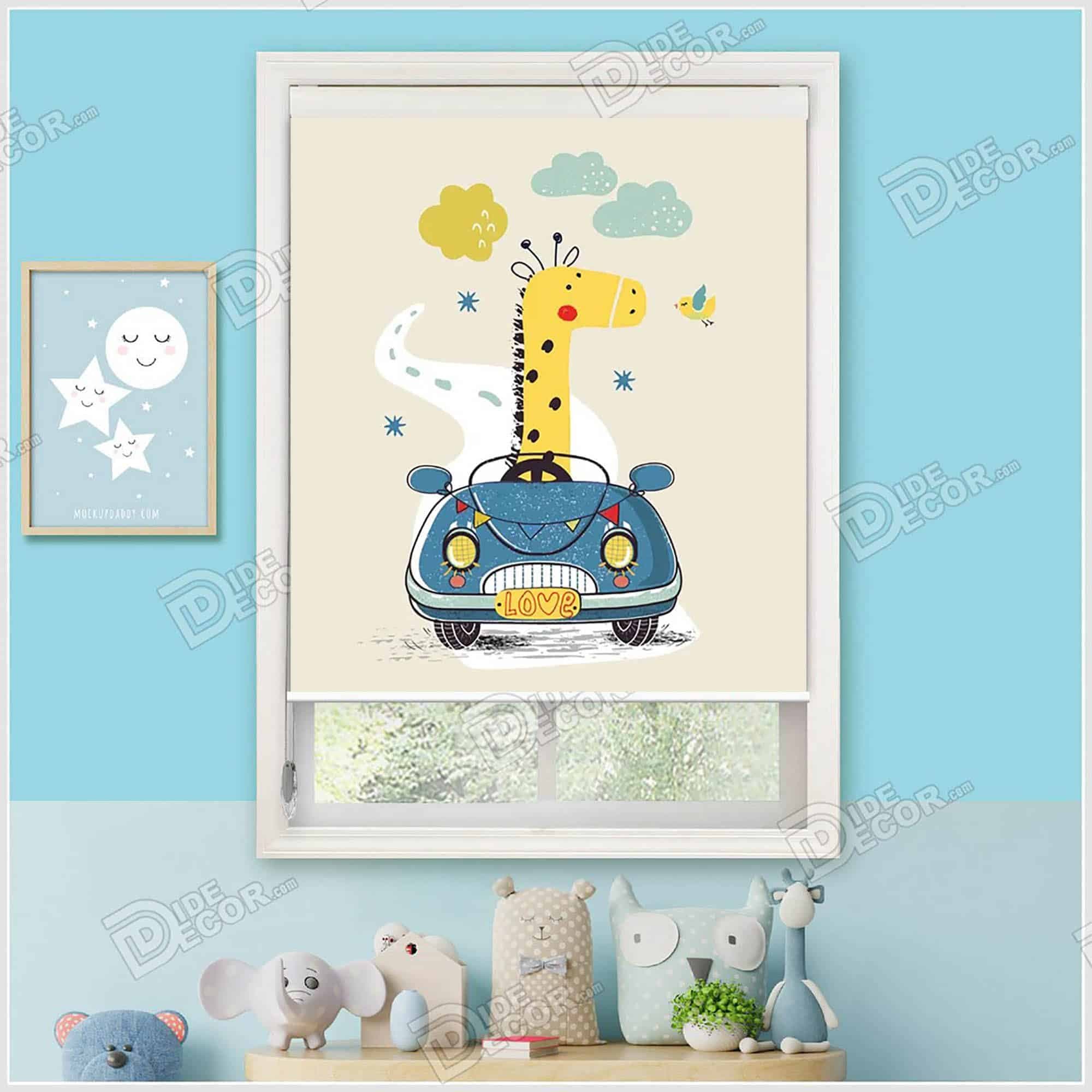پرده شید تصویری کودک کد SKP-01