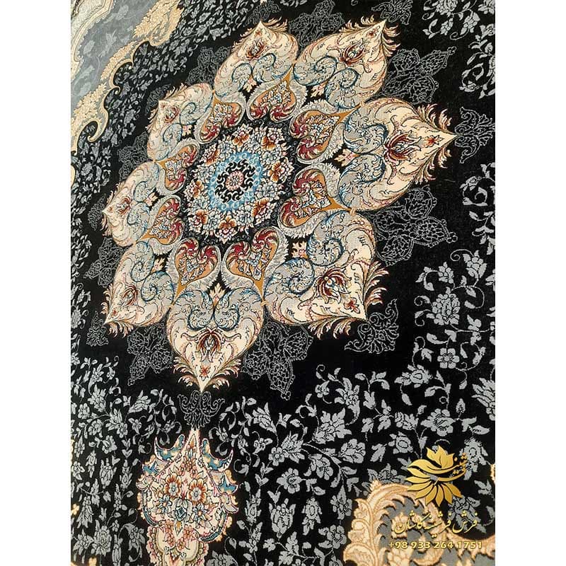 فرش 700 شانه اکرولیک طرح کرشمه دودی — تصویر ۴