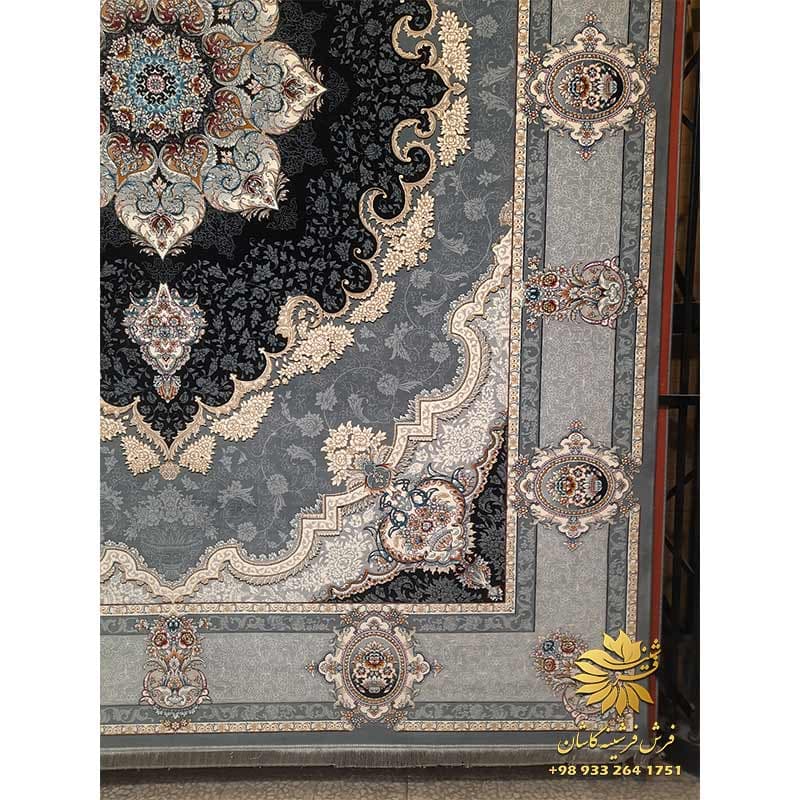 فرش 700 شانه اکرولیک طرح کرشمه دودی — تصویر ۵