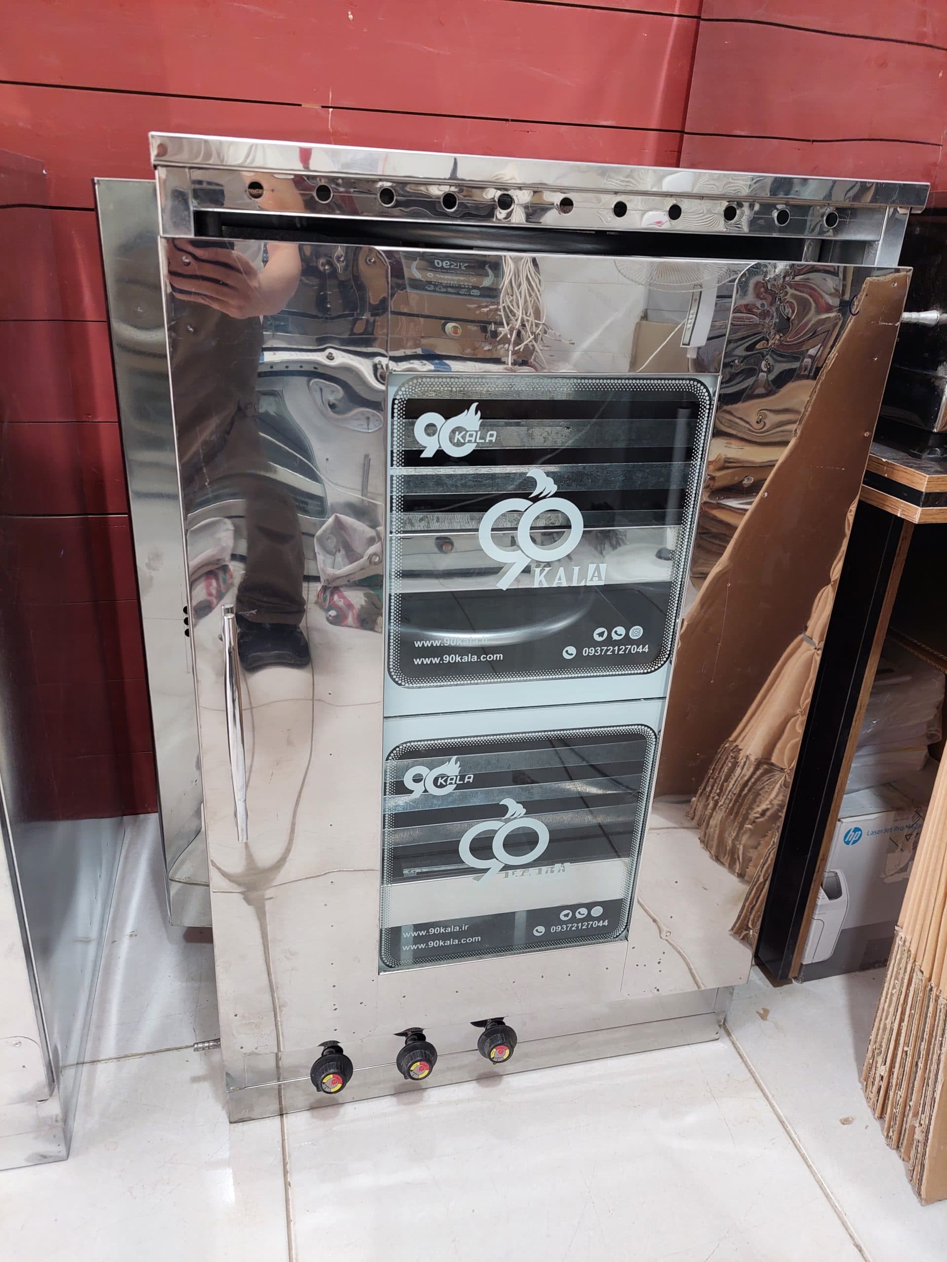 تنورگازی یخچالی 10سینی بزرگ (کد 561)