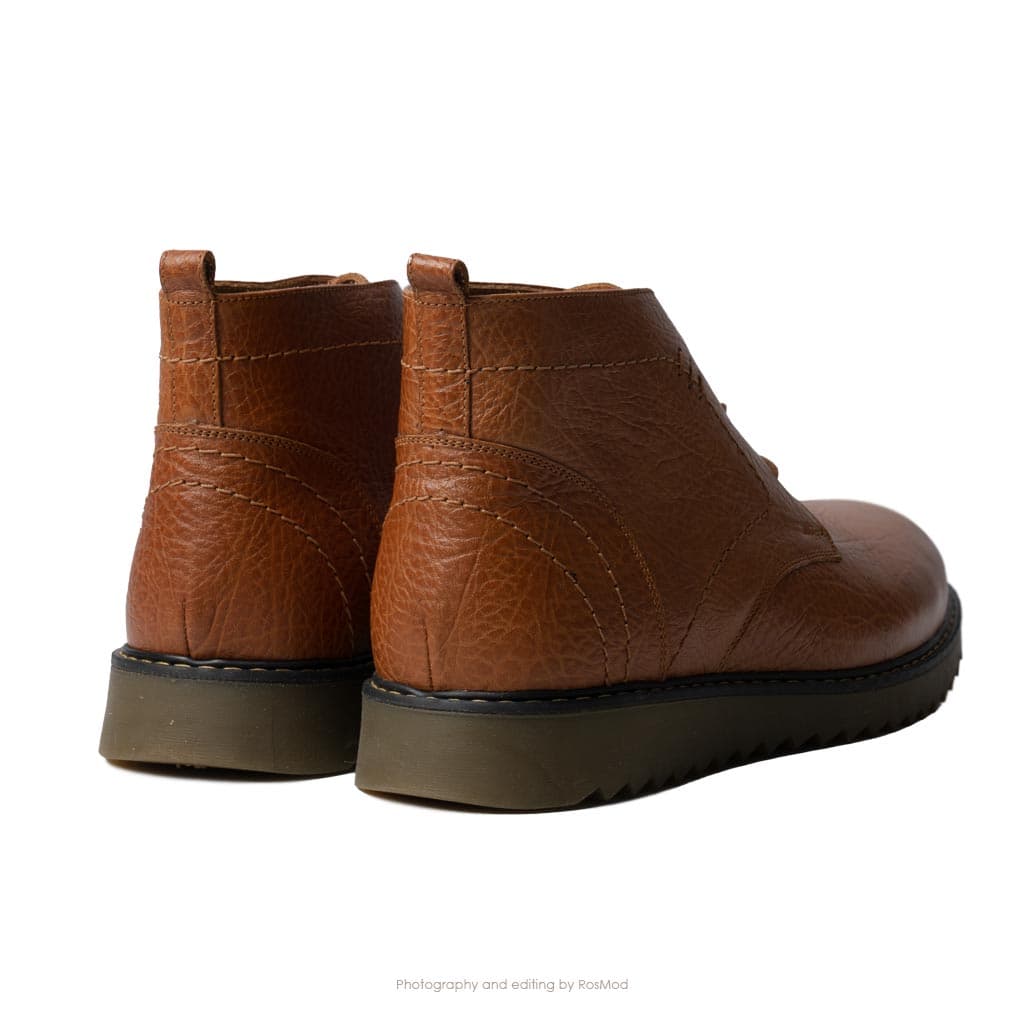 بوت چاکا فسیل گازولین عسلی فلوتر – GAAZOLIN Fossil Chukka Boots Hny Brown F — تصویر ۴