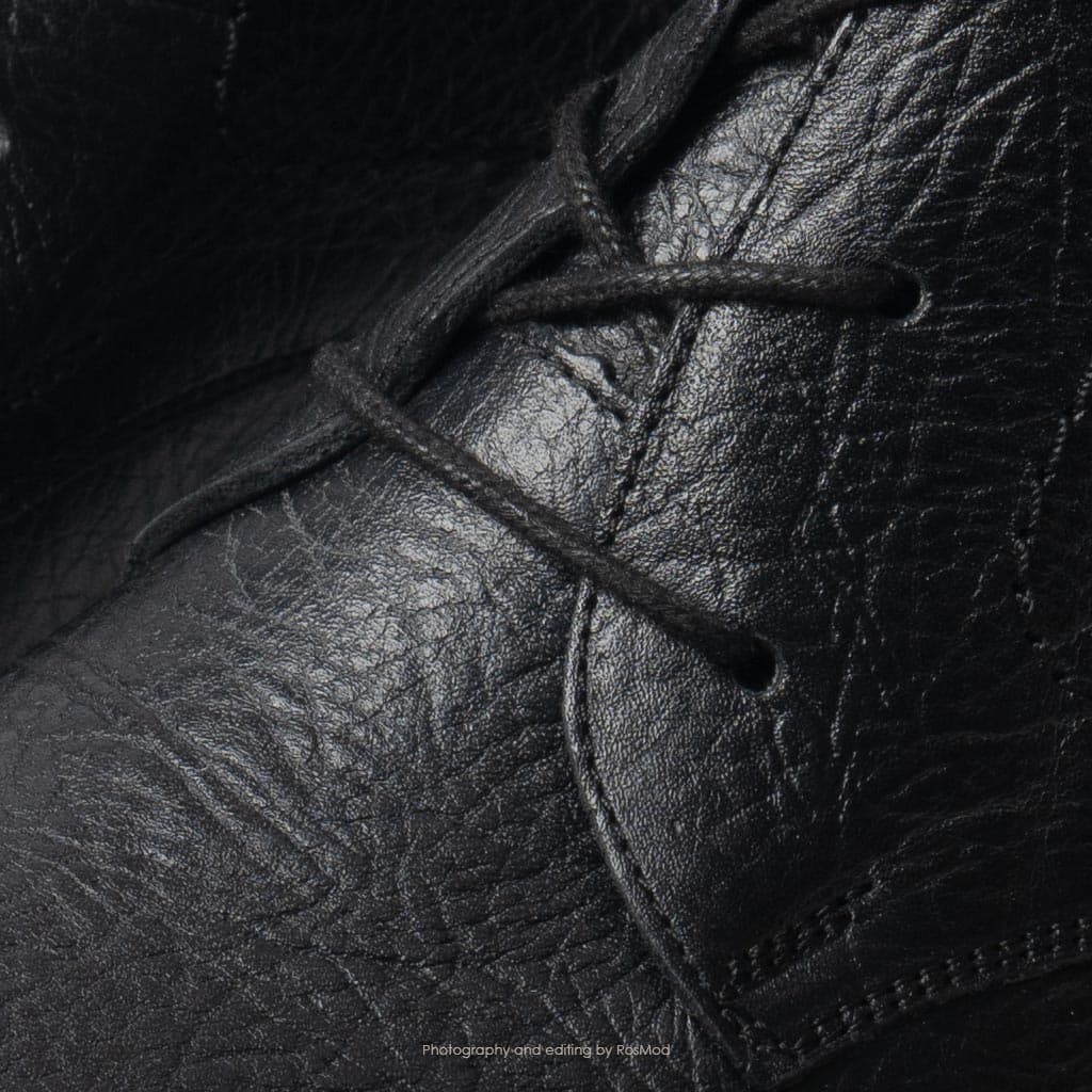 بوت چوکا فسیل گازولین مشکی فلوتر – GAAZOLIN Fossil Chukka Boots Black F — تصویر ۶
