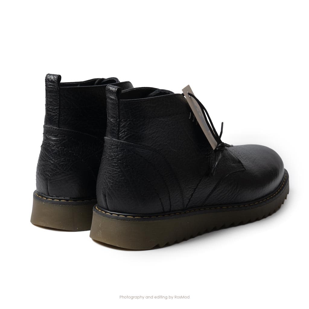 بوت چوکا فسیل گازولین مشکی فلوتر – GAAZOLIN Fossil Chukka Boots Black F — تصویر ۴