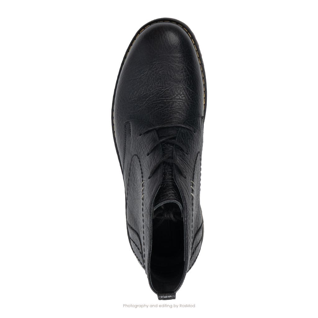 بوت چوکا فسیل گازولین مشکی فلوتر – GAAZOLIN Fossil Chukka Boots Black F — تصویر ۳
