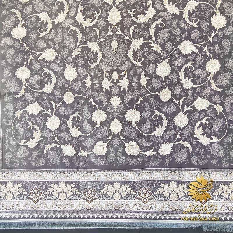 فرش 1200 شانه طلایی طرح پریماه دلفینی — تصویر ۳