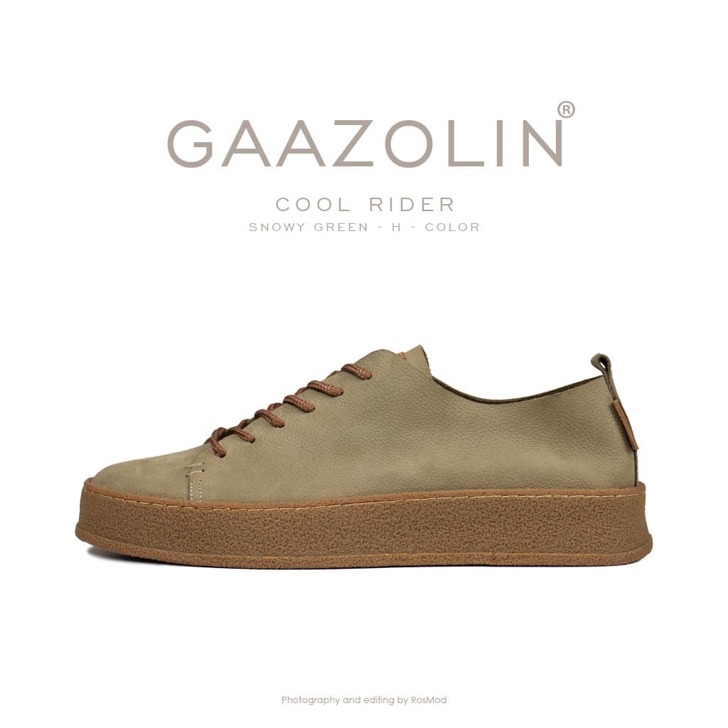 کتانی روزمره کول رایدر گازولین سبز برفی – GAAZOLIN Cool Rider Sneakers Snowy Green H