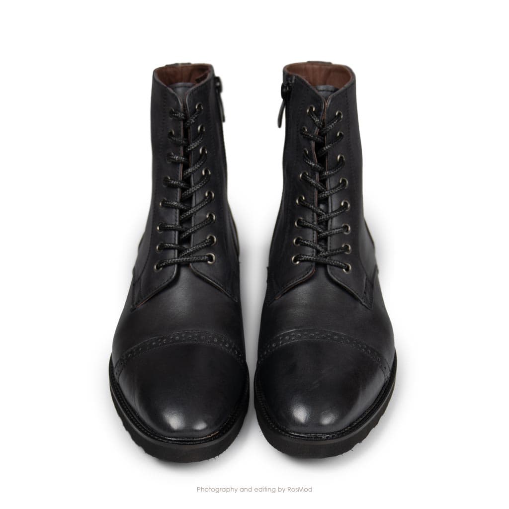 بوت اسکندر2 گازولین زغالی مات – GAAZOLIN Alexander2 Boots Charcoal — تصویر ۴