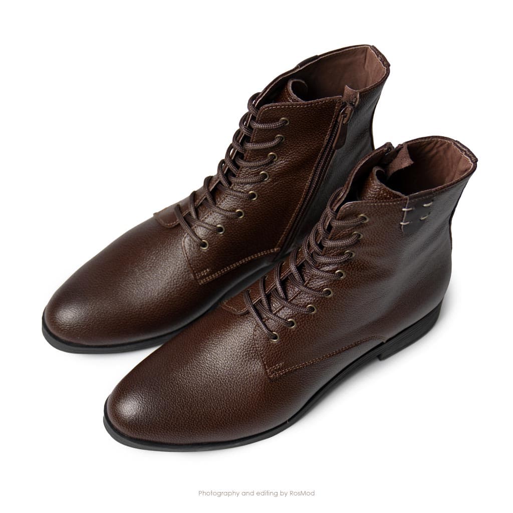 بوت ویکتورین گازولین شکلاتی – GAAZOLIN Victorian Boots Sweet Chocolate F — تصویر ۲