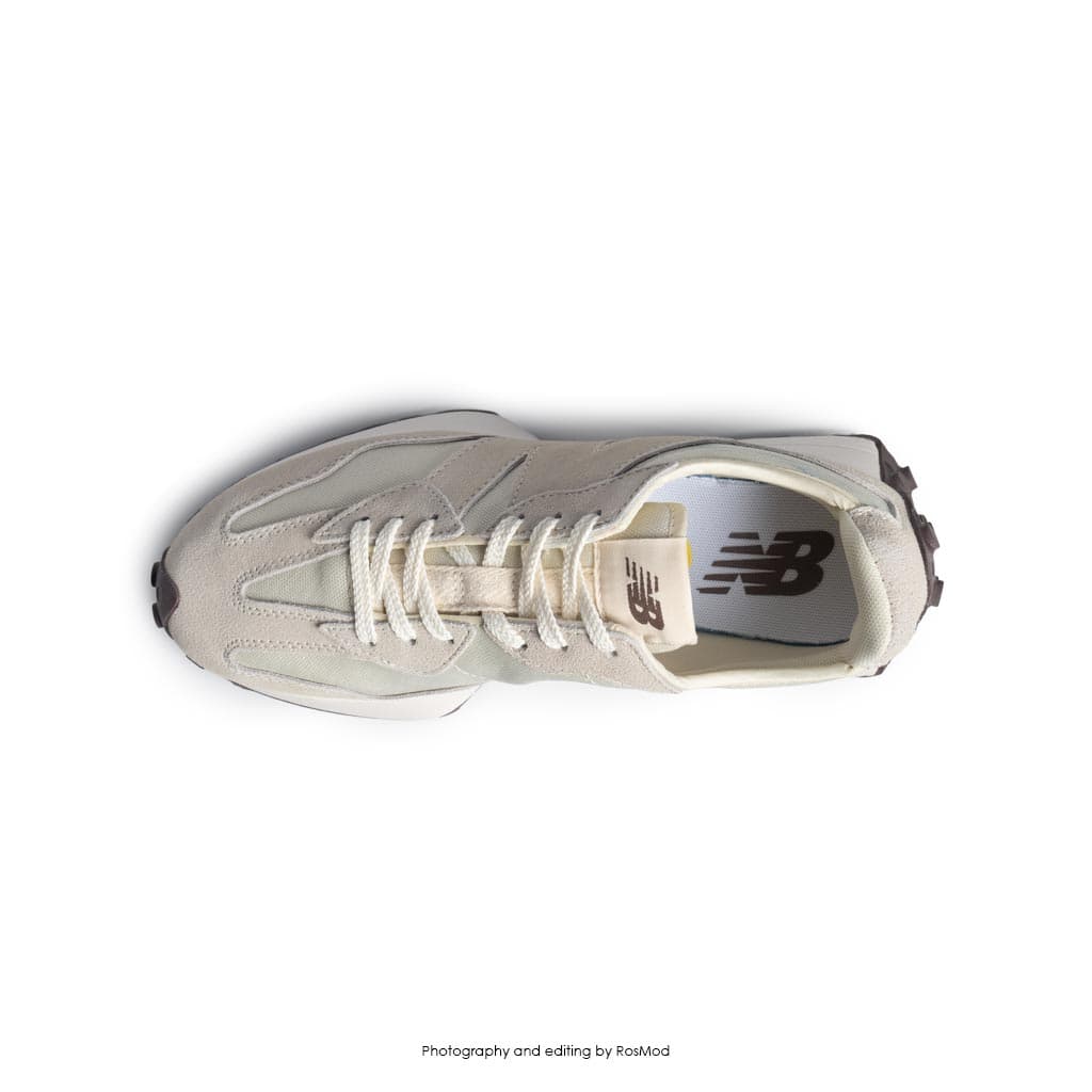 کتانی نیوبالانس 327 خاکی کِرِم – New Balance WS327 Angora — تصویر ۵